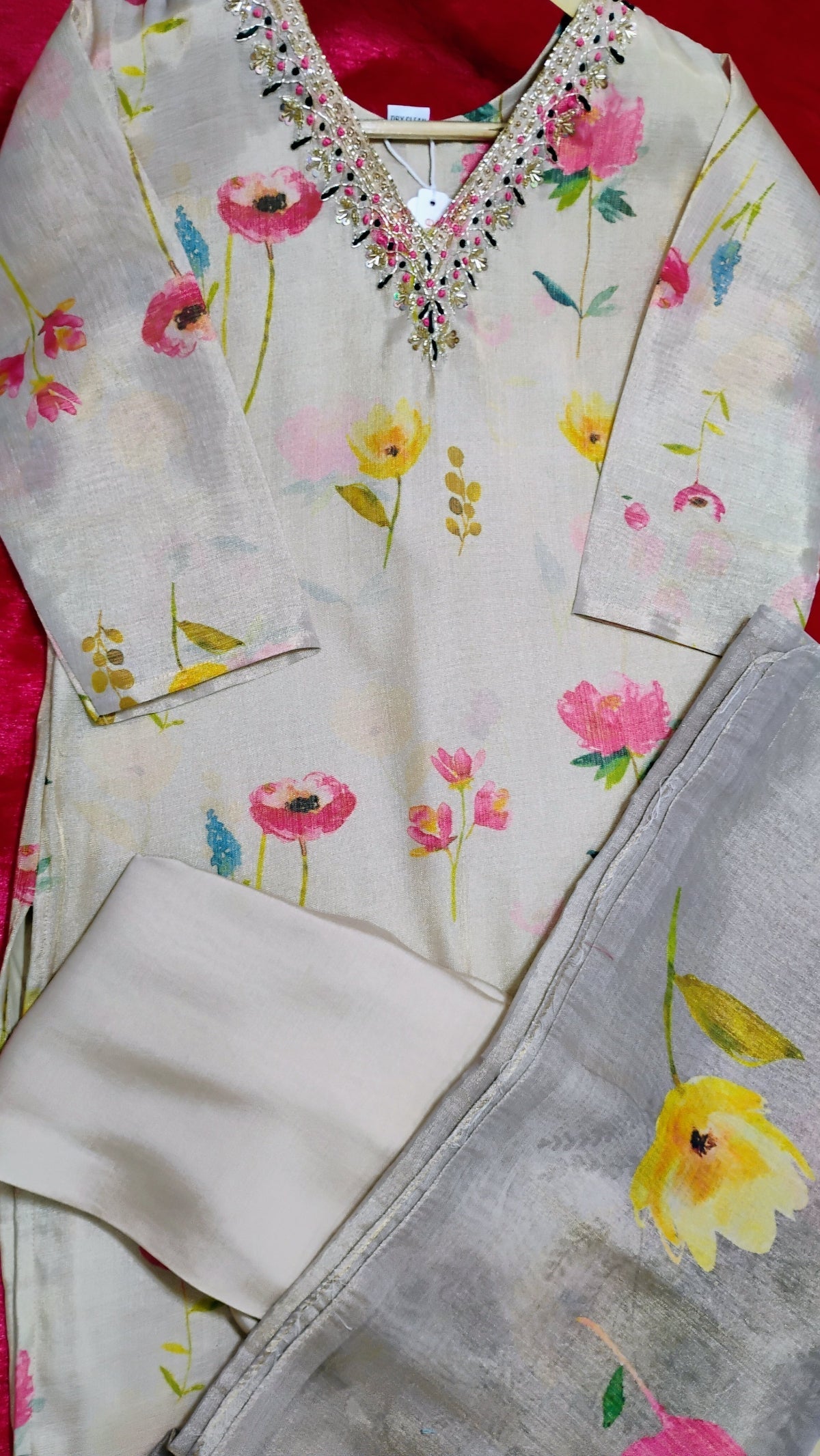 Trendy Designer Digital Set With Dupatta