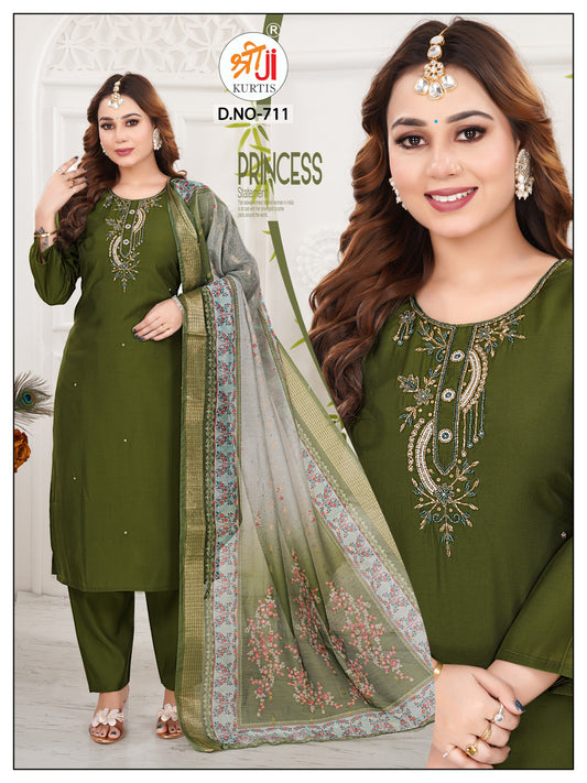 Most Loved Kurti Pant Dupatta Set