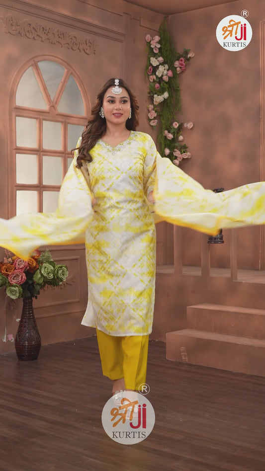 Must Have Kurti Pant Dupatta Set
